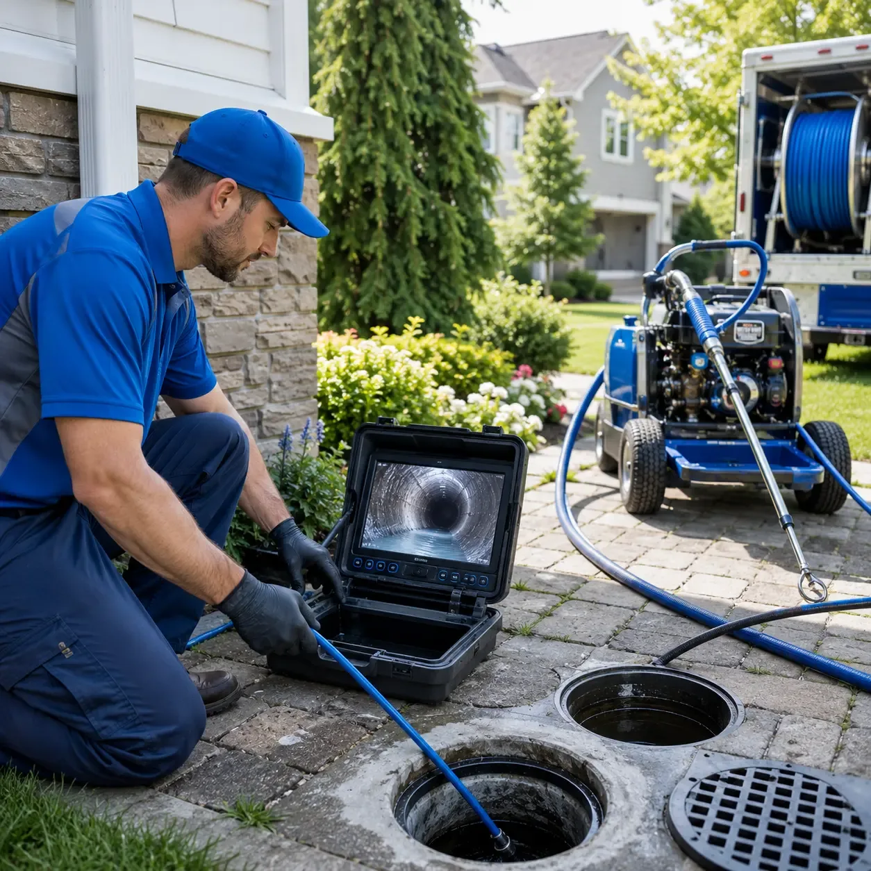 Outdoor drain cleaning professionals serving White Oak, WV